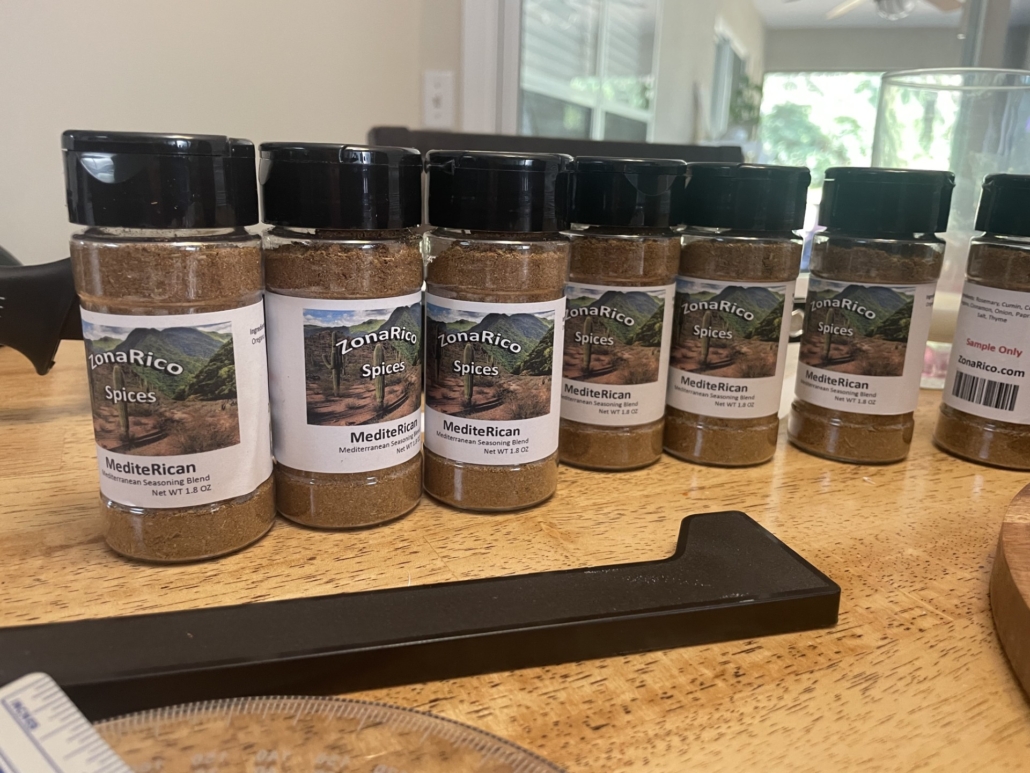 Our First Blending of Gourmet Spice Blends