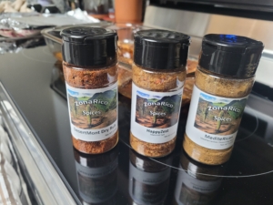 ZonaRico Gourmet Spices used: Desermont, HappyZest, MediteRican