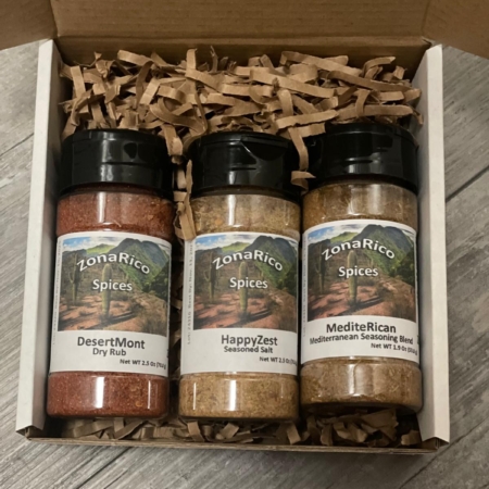 Variety Pack Bundle .. a bundle of 3 our our exciting gourmet spice blends.